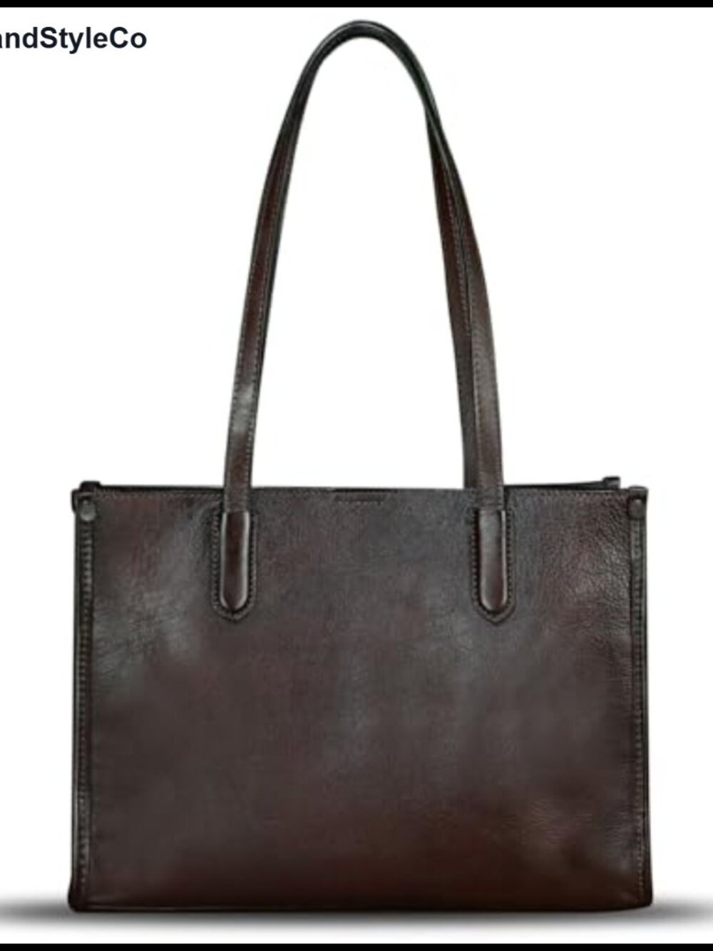 Genuine Leather Satchel Shoulder Crossbody Hobo Tote Purse Handbag - Picture 2 of 6